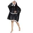 thumbnail image 1 of Manta con capucha para mujer, cómoda manta gigante con capucha para niños, sudadera para adultos con bolsillos profundos y mangas elásticas, manta térmica Sherpa, 1 of 1