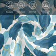 thumbnail image 6 of Blue Geometric Moroccan Cloth Napkins, Abstract Art Blue Ombre Modern Washable and Reusable Dinner Napkins Set of 6, Table Napkin for Kitchen Party Birthday Wedding Hotel Housewarming 20"x20", 6 of 9