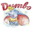 thumbnail image 2 of Boy's Dumbo Laughing In Watercolor  Graphic Tee White X Small, 2 of 4