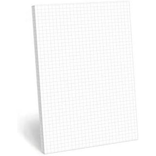 321Done Grid Index Cards (Set of 50) 4 x 6, Graph-Ruled 0.25  Double-Sided, Thick Cardstock, Made in The USA, White