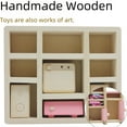 thumbnail image 4 of Baby Girl Play House Mini Simulation Children‘s Small  Doll House Toy Bed Kitchen Sofa Model Set Powder, 4 of 7