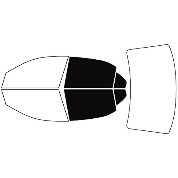 Rvinyl Window Tint Kit Compatible with Lincoln Zephyr 2006 - Back Precut Kit - 5%