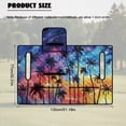 thumbnail image 5 of Psesaysky Golf Cart Seat Covers with Extra Handle, Portable Golf Seat Towel Blanket, Tropical Style Non-slip Back, All Seasons Fit for EZGO, Yamaha, Club Car Front Seats, Galaxy Palm Tree, 5 of 8