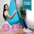 thumbnail image 2 of Balançoire Sensorielle Intérieure pour Enfants Ou Extérieure &acirc;?? Supporte 300 Lb, à Double Couche et Pivotement à 360&acirc;&deg;, Balançoire de Thérapie de Compression Apaisante, 2 of 9