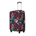 thumbnail image 2 of Kdxio Geometric Elements Pattern Luggage Cover for Travel,Elastic and Durable,Fits 18-32 Inch,-No luggage included, 2 of 8