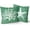 Green Coral, variant on Nautical Coastal Throw Pillow Covers Set of 2 Ocean Themed Beach Coral Couch Pillow Cases Outdoor Sofa Cushion Cover Modern Sea Plants Decor for Bed Living Room, 18" x 18"