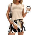 thumbnail image 2 of Two Piece Sets for Women Trendy Short Sets Beach Vacation Clothes Airport Travel Cruise Summer Outfits Complexion S, 2 of 5