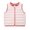 Pink, variant on Infant Baby Boys Girls Toddler Quilted Vest Sleeveless Zip Up Warm Cozy Windproof Lightweight Casual Outerwear 6-12 Months