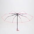 thumbnail image 3 of Redempat Durable And Windproof Rain Umbrella For Transparent Umbrella Compact pink, 3 of 6