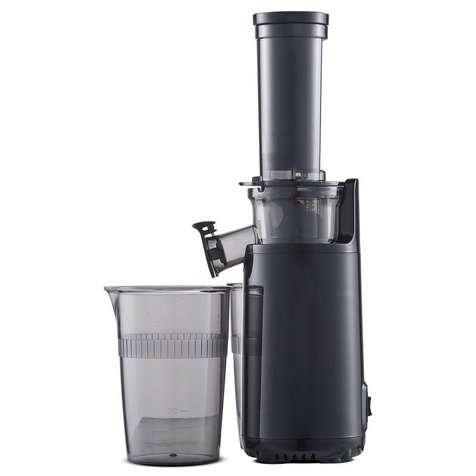 Elite Gourmet, Masticating Juicer, 150W 16 oz 1-Speed, Black (2