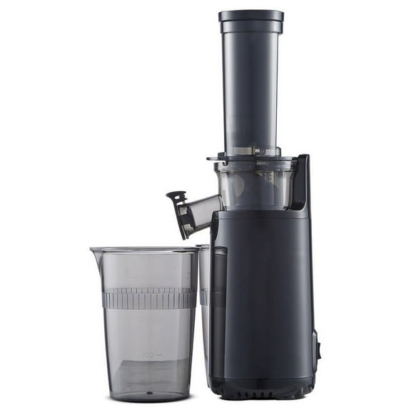 Elite Cuisine EJX506 Compact Masticating Cold Press Slow Juicer, Black