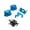 Blue, variant on RC Car Upgrades Parts Accessory Gearbox Shell Cover RC Car Metal Parts for Wltoys 1:28 284161 284010 284131 P929 P939 RC Car Blue