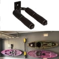 thumbnail image 5 of Kayak Paddle Holder – Wall Mounted Heavy Duty – Vertical Storage – Canoe Paddles, Oars & Fishing Rods – Garage, Indoor/Outdoor – 20 kg Capacity – Black, 5 of 5