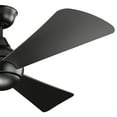 thumbnail image 7 of 330152SBK Kichler Lighting Sola - Ceiling Fan with Light Kit - 11 inches tall by 54 inches wide-Black Finish, 7 of 7