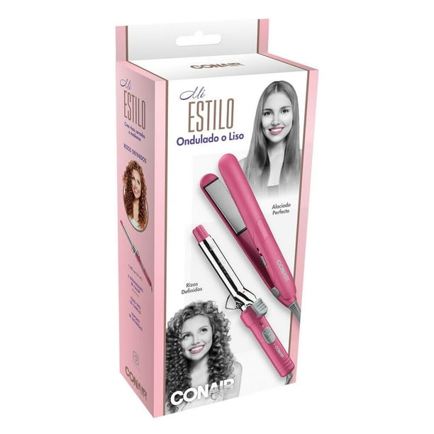 Combo alaciadora y tenaza Conair CB2335PKES Fucsia