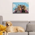 thumbnail image 2 of Stupell Industries Dogs Riding Roller Coaster Funny Amusement Park Animals & Insects Painting Gallery Wrapped Canvas Art Print Wall Art, 24 x 30, 2 of 6