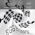 thumbnail image 6 of Cloth Napkins Set of 6 - 20x20 Inches, Black White Easter Washable Reusable Table Napkins, Modern Abstract Art Eggs Soft & Absortbent Dining Napkin for Party Wedding Hotel Restaurant, 6 of 8