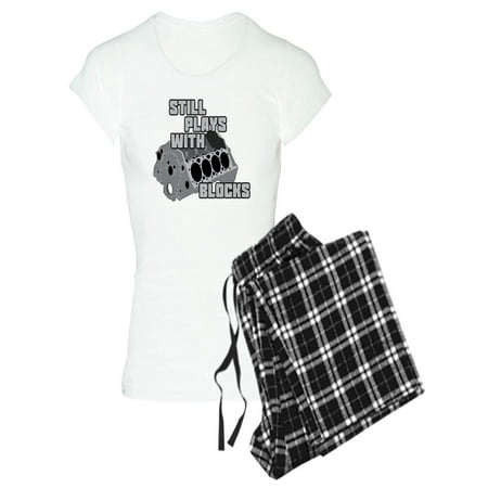 

CafePress - Still Plays With Blocks - Women s Light Pajamas