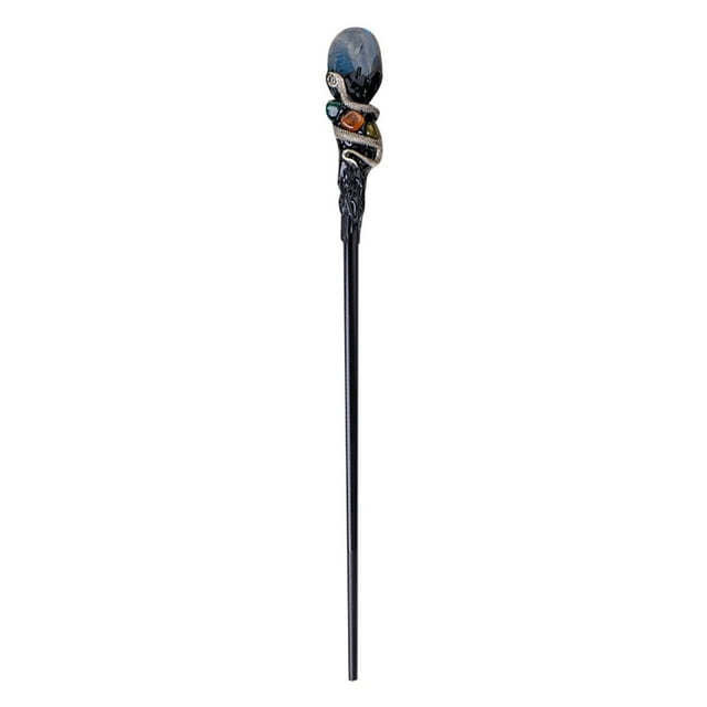 1 Unidad Varita De Cristal Natural Varita Artesanal Diy Cosplay Sceptre De Halloween Bastón De Bruja