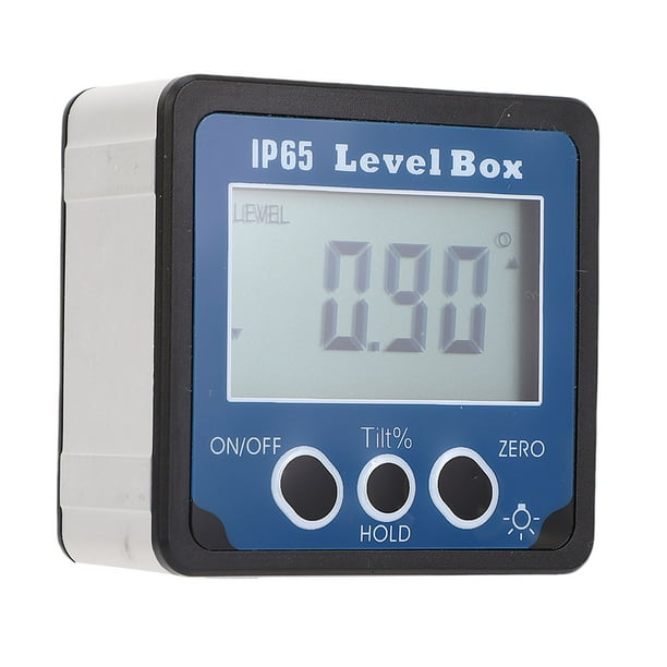 Inclinómetro Digital Inclinómetro Nivel Ángulo Buscador Con Pendiente Porcentaje Fuerte Base Magnética IP65 A Prueba De Agua