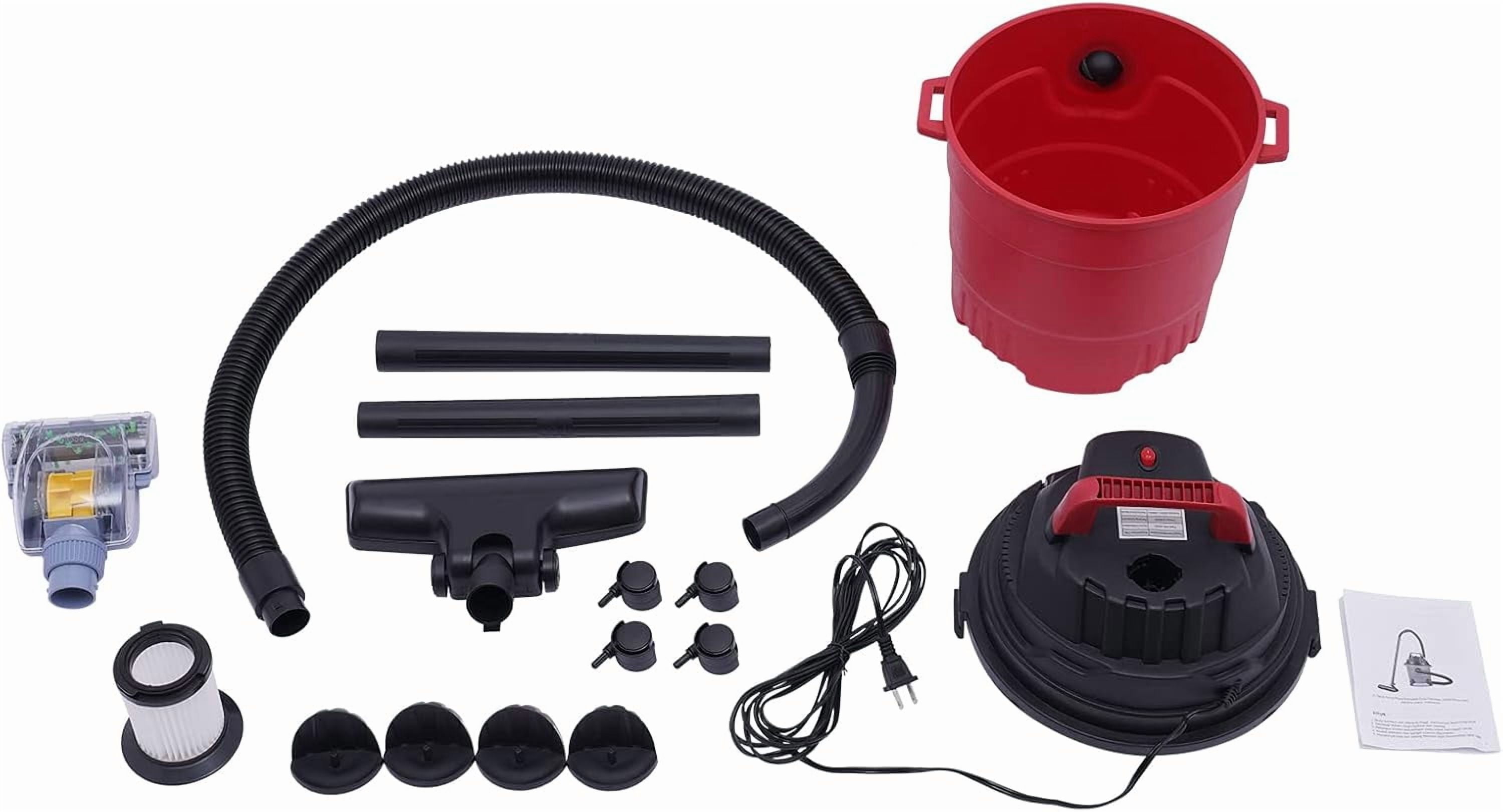 4 Gallon Wet Dry Shop Vacuum, 1000W Portable Wet/Dry Vac, Multi-Floor Cleaner for Garage Home Workshop