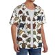 thumbnail image 2 of Fotbe Various Turtle Camisa Estampada de Manga Corta para Hombre, Casual de Verano, Estilo Playero, Sin Arrugas-Large, 2 of 5
