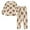 Cute Brown Bow, variant on Fluffy Pajamas Set Fuzzy Winter Warm Pj Sets Pullover Tops and Long Pants Pink Cute Bows X-Small