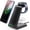 Black, variant on 3 in 1 Station for and Watch, Charger Stand,Compact Desk Dock for iPhone17 16 15 14 13/Pro/Max, iWatch11 10 9 Ultra/SE 3/4,AirPods