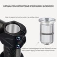 thumbnail image 4 of Greeniant Road Bike Expansion Hanging Core Carbon Screw Hanging Reusable Heart Anti-skidding Headset Fork Front Fork Expansion Fiber Parts Type3, 4 of 6