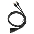 thumbnail image 3 of Cable USB3.0 Dual, Aleación De Aluminio 1m/3.3ft Cable Impermeable USB3.0 Dual Para Consola, 3 of 8