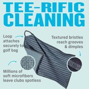 E-Cloth Pro Performance Golf Towel, Premium Microfiber Ideal for Cleaning Clubs, Drivers, and Golf Balls