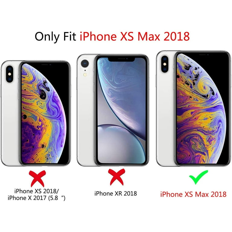Compatible with iPhone Xs Max Case with Phone Charm/Chain