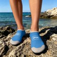 thumbnail image 6 of Heydday Water Shoes for Womens, Quick Drying Mens Barefoot Shoes, Non- Lightweight Unisex Aqua Shoes, Beach Swim Shoes for River Hiking Surfing Diving Vacation(Blue/35), 6 of 6