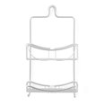 thumbnail image 1 of Better Living VENUS Organisateur de Douche en Aluminium à 2 Niveaux avec Crochets, Gris, 1 of 6
