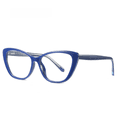 thumbnail image 3 of Marco negro luz anti-azul espejo plano calle foto gafas marco transparente mujeres, 3 of 5