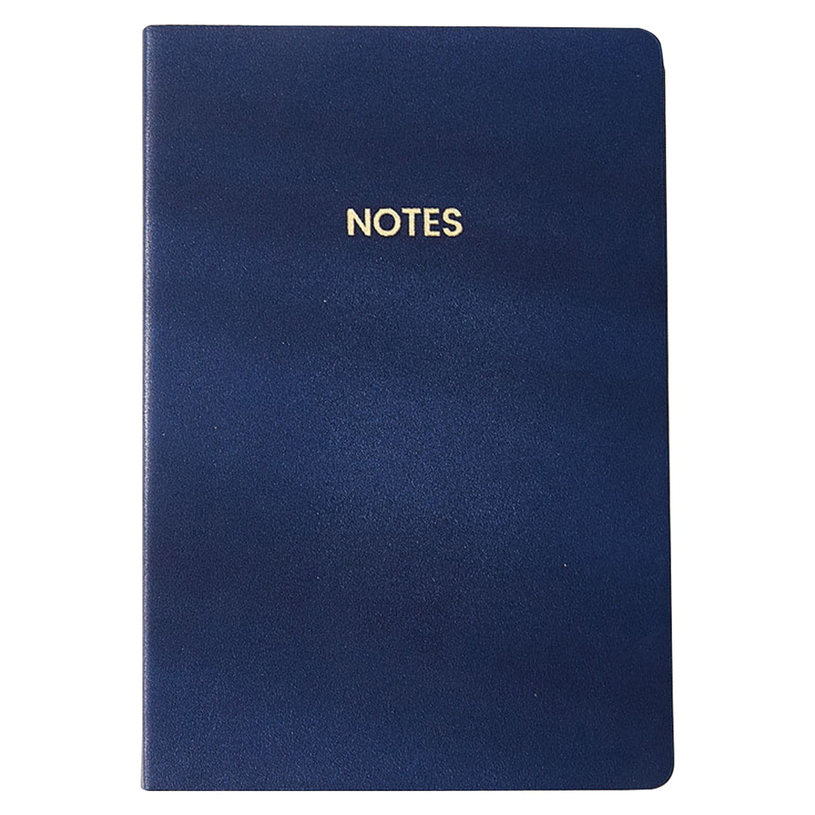 College Ruled Notebook Journaling Notebooks with Hardcover Lined Leather Journal College Ruled Notebook for Writing Journaling Note Taking 5.6x8 Inch Darkblue