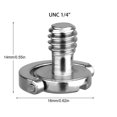 thumbnail image 5 of 15 Paquete 1/4Pulgadas Tornillo de Montaje de la Placa de Liberación RáPida En D Eje D Adaptador de Tornillo Qr para Dslr Cámara TríPode Monopod Qr Placa Ballhead Estabilizador, 5 of 5