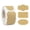 B, variant on Selrti Blank Label Stickers, Self‑Adhesive Gift Tag Stickers 250 Labels Per Roll, Assorted Shapes for Jars, Bottles, Gift Wrapping, DIY Crafts, Holiday Favor Packaging