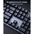 thumbnail image 5 of KM-G12 Mechanical Keyboard, RGB 104 Keys Gaming Keyboard with Brown Switches, Aluminum Alloy Panel, 5 of 5