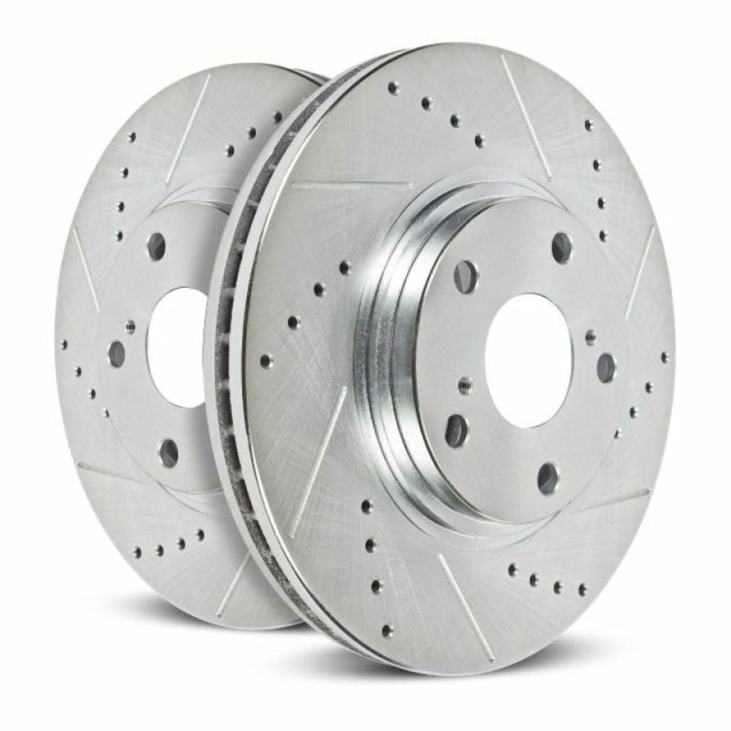 Power Stop Rear Pair of Drilled and Slotted Brake Rotors AR8374XPR