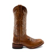 Ferrini Womens Mae Embroidered Square Toe Cowboy Mid Calf Boots