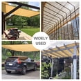 thumbnail image 7 of HuiXinOu Sun Shade Sail, 78.7in x 78.7in Rectangle UV Block Outdoor Canopy, Water-Resistant Fabric for Patio, Pool, Garden, and Play Area Sun Protection, 7 of 7