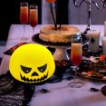 thumbnail image 1 of Decoraciones de Halloween, adornos de Halloween, regalos de Halloween, adornos de lámpara de calavera de Halloween, lámpara de vela, decoración electrónica para fiestas, luz de noche de silicona al po, 1 of 6