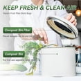 thumbnail image 3 of Compost Bin Filter, 6.7 Inch Filters for Kitchen Compost Bucket Home Countertop Compost Pail Relpacement Filter,12 Pack, 3 of 5