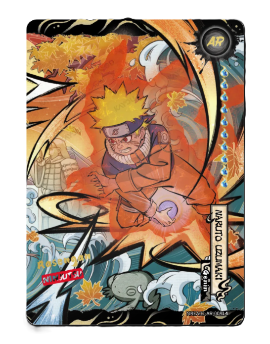KAYOU Naruto Smriti Earth Scroll Series 2 Collector Box, Factory Sealed, English Edition, 10 Packs / 70 Trading Cards