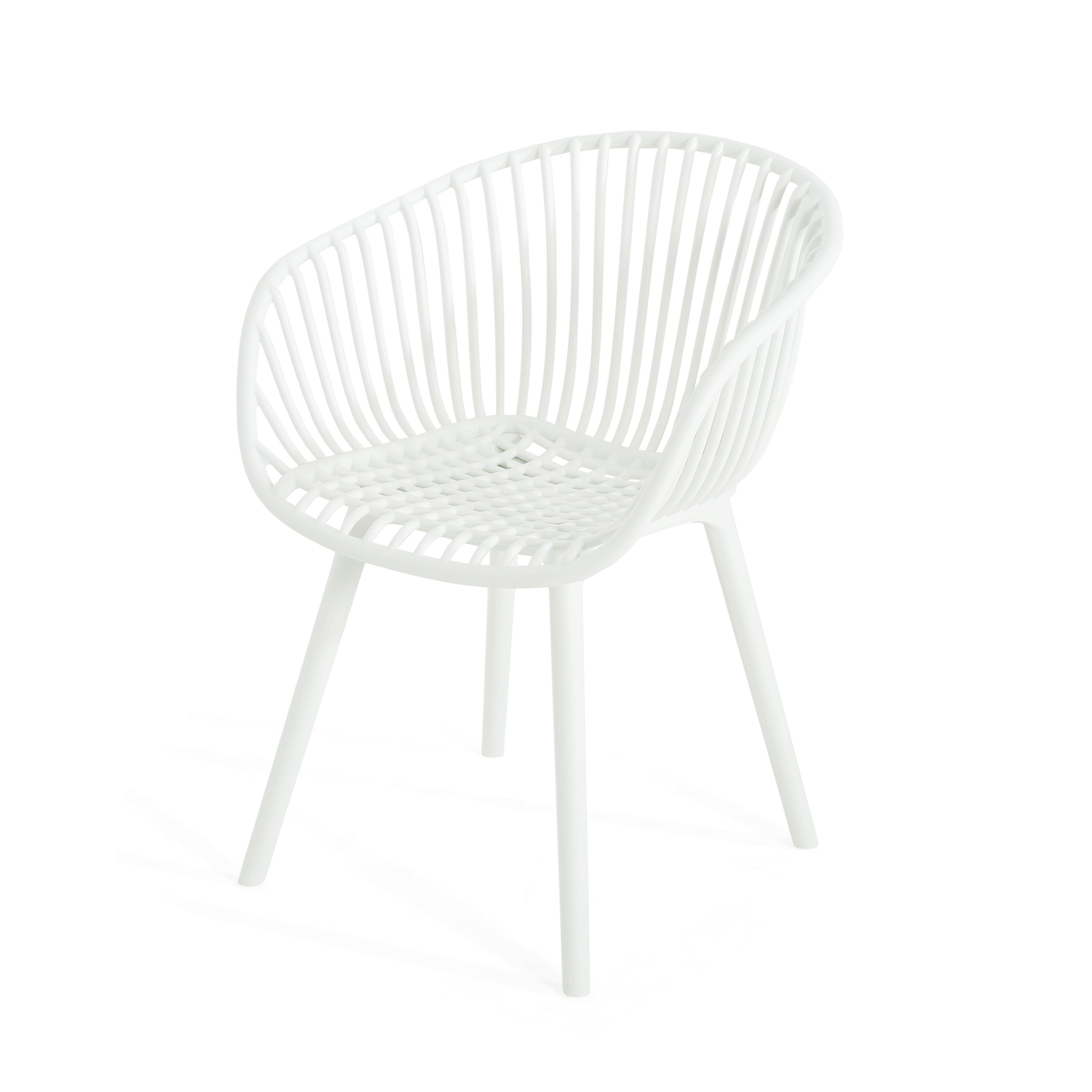 Outdoor Dining Chairs Set of 2 – Coastal Style Patio Chairs with Comfortable Seating for Backyard, Deck, Porch