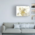thumbnail image 3 of Jennifer Goldberger 'Gold & Grey Exploration V' Canvas Art, 3 of 3