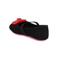 thumbnail image 3 of New Girl Betani Ada-5 Leatherette Perforated Bow Tie Mary Jane Flat (Toddler), 3 of 5