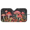 thumbnail image 2 of Jeiento Red Mushroom Windshield Sun Shade for Truck SUV Car Foldable indshield Sunshade Car Front Sunshade Blocks Sun Visor Easy to Install Universal Vehicle Accessories, 2 of 6