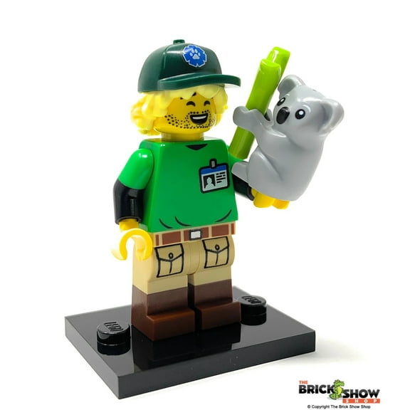 LEGO Collectible Conservationist with Koala Minifigure Interlocking Block Building Sets